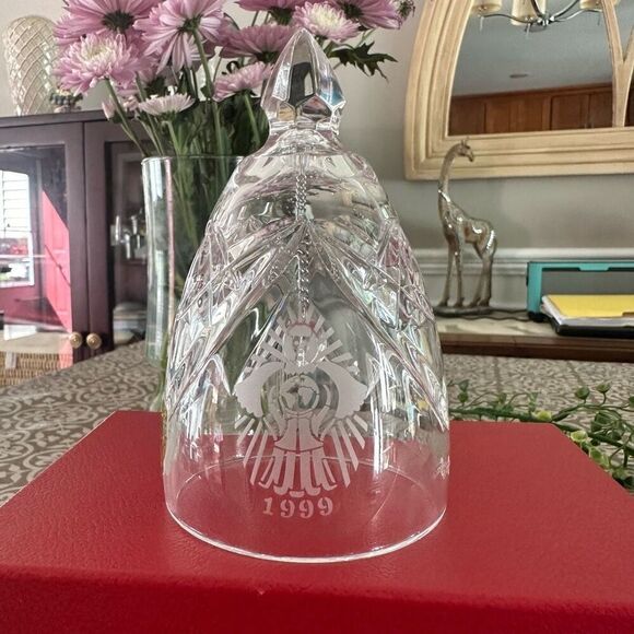 Waterford Crystal Songs of Christmas 1999 Bell 4th Ed Joy to the‎ World Vintage - Picture 3 of 8
